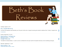 Tablet Screenshot of bethsbookreviews.com